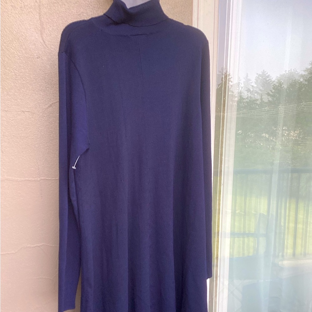 AB Studio Blue Sweater Dress.